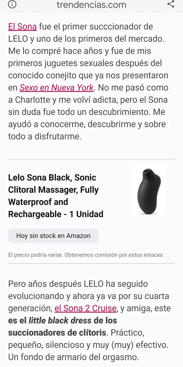Succionador Lelo Sona Black (Satisfyer) - foto 5