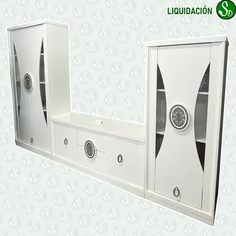 Mueble de salón roble lacado