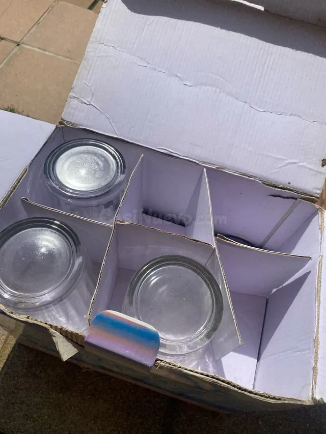 Juego de 9 vasos de cristal – Nuevo, entrega en Malgrat de M - foto 3