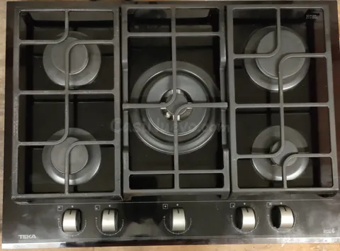 VENDO PLACA CONVENCIONAL GAS NATURAL TEKA SCHOTT CERAN GAS HOB CERAMIC GLASS MODELO GZC 75330 XBN CÓDIGO 112570052