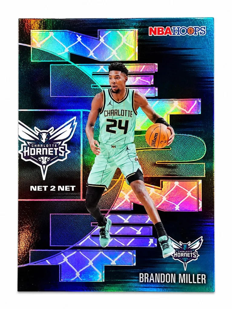 Tarjeta NBA Hoops Brandon Miller Topps NET 2 NET