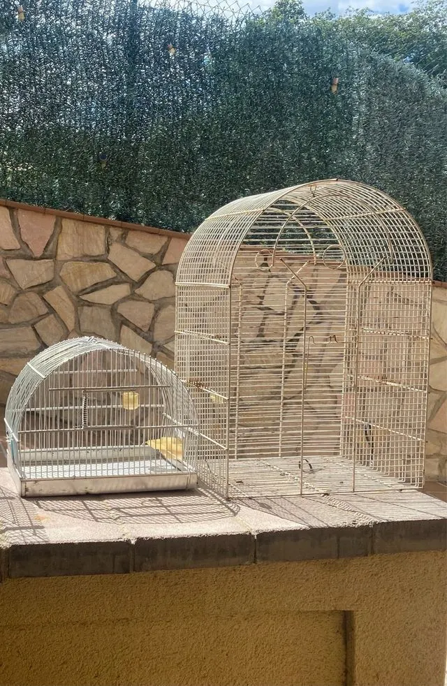 Jaulas de aluminio para pájaros en Malgrat de Mar – 5€/una, 