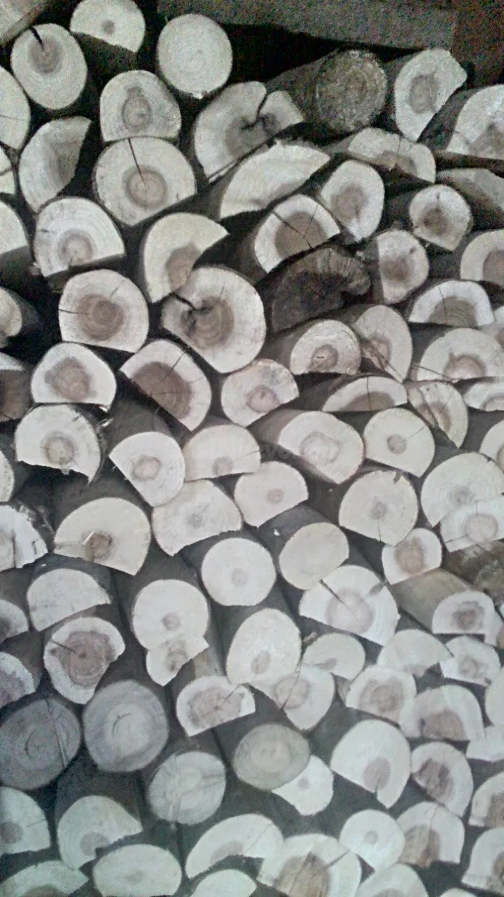 Leña semiseca para chimeneas