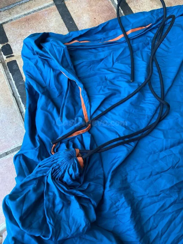 Hamaca Quechua de 4 m para camping – Azul/Naranja, Malgrat d - foto 4