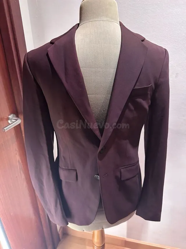Blazer burdeos
