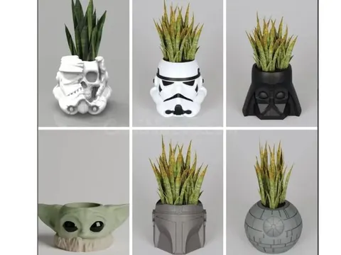 Macetas Decorativas Star Wars - ¡El Jardín de una Galaxia Muy, Muy Lejana!