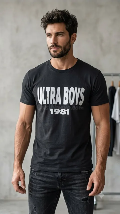 Camiseta oficial Real Sporting Gijón estilo retro Ultra Boys 81