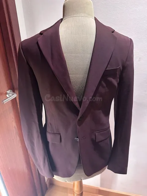 Blazer burdeos