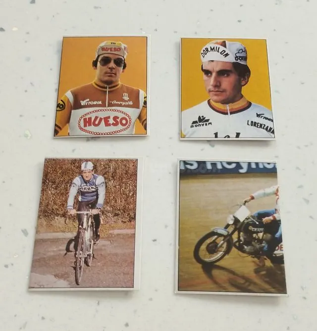 LOTE CROMOS CICLISMO CHOCOLATES HUESO, NUEVOS