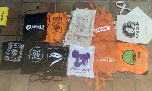 Bolsas de tela/licra