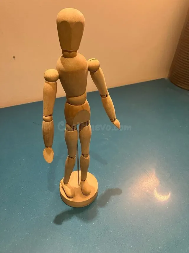 Maniquí de madera para bellas artes 32cm - foto 3