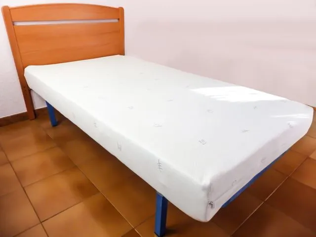 Cabecero cama madera natural 100x90 cm - Zaragoza - foto 5