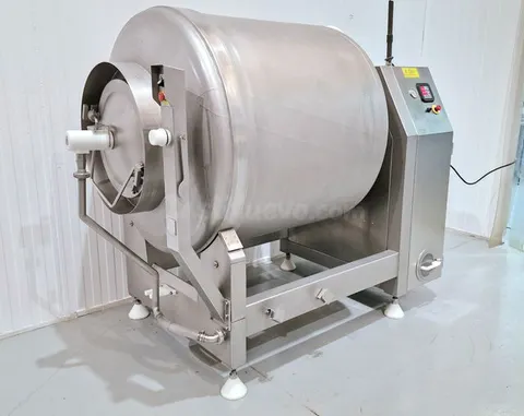 Bombo vacío industrial GÜNTHER 1200L para procesado cárnico - Excelente estado